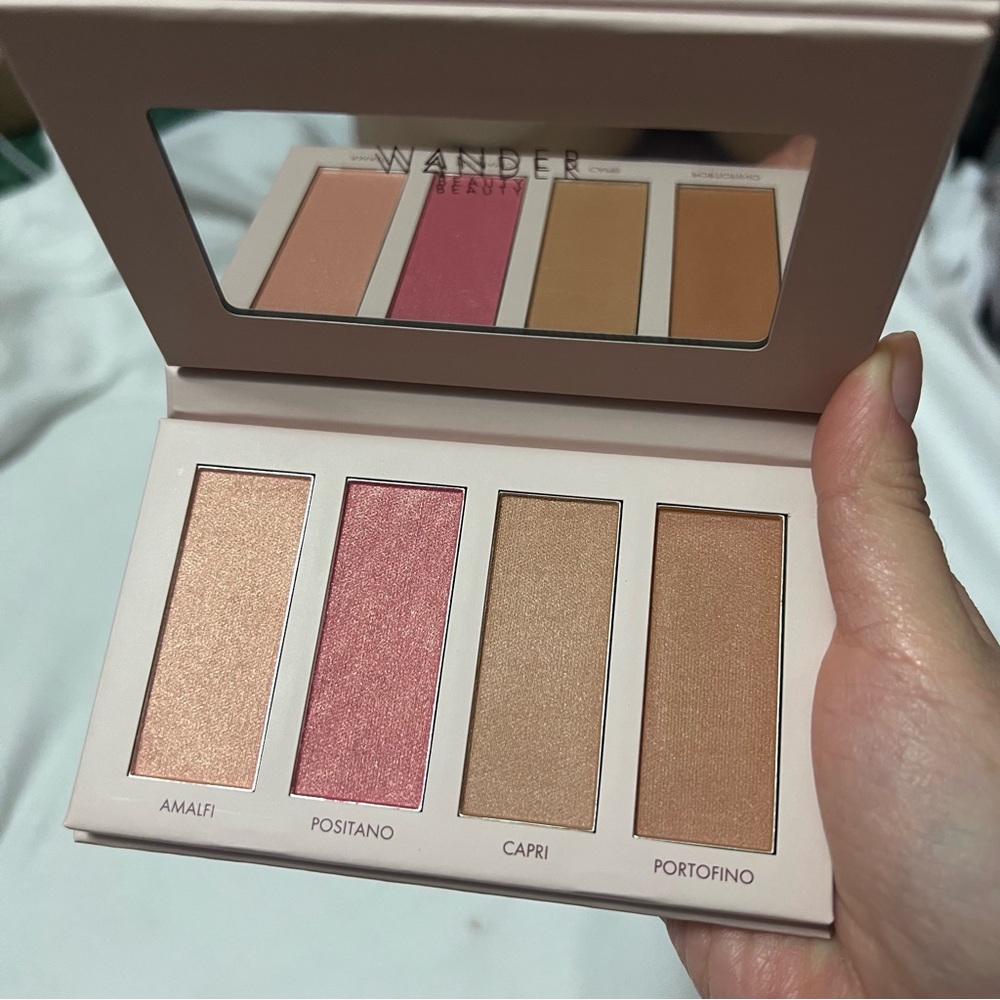 wander beauty riviera blush and bronzer palette Aug sale